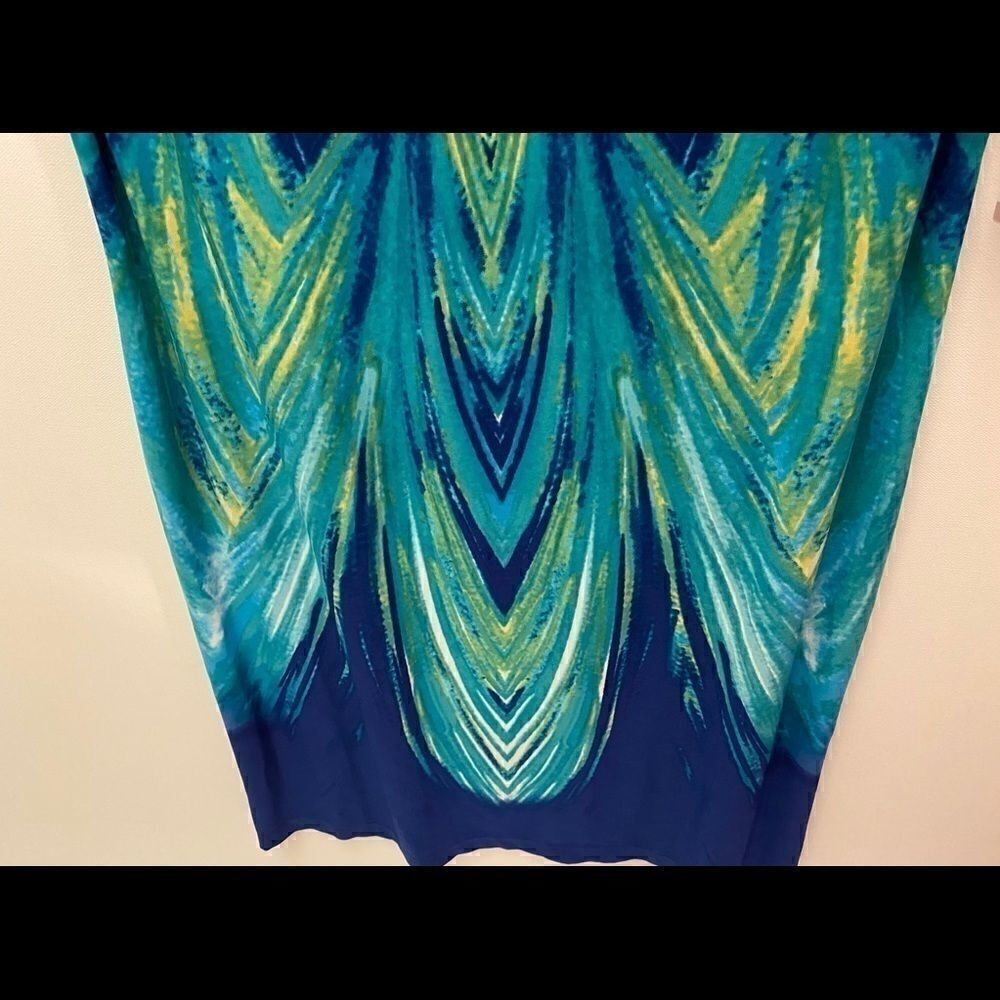 Sandra Darren Women’s printed necklace Dress 12 - Picture 5 of 9